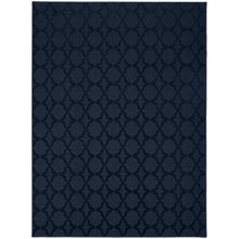 Load image into Gallery viewer, Togut Geometric Tufted Area Rug in Dark Blue 9x 12
