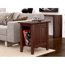 Load image into Gallery viewer, Burnt Amber Tolleson Solid Wood End Table with Storage (SB684)
