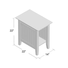 Load image into Gallery viewer, Burnt Amber Tolleson Solid Wood End Table with Storage (SB684)
