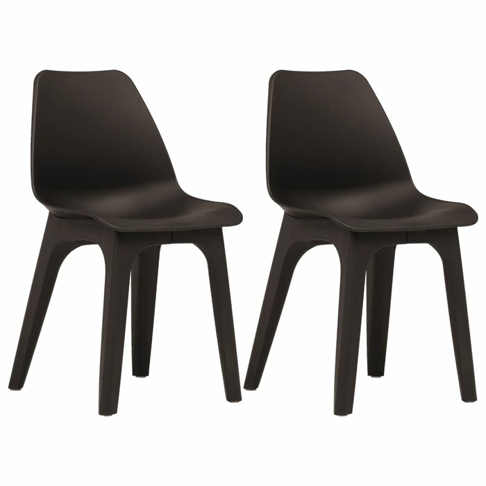 31.9'' H x 19.5'' W x 17.7'' D Tondola Patio Dining Chair (Set of 2)