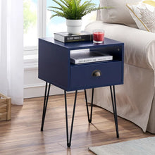 Load image into Gallery viewer, Totnes 23.7&#39;&#39; Tall 1 - Drawer Iron Nightstand
