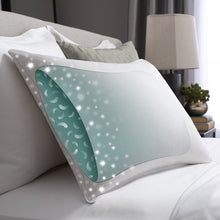 Load image into Gallery viewer, 20" x 30" White Touch of Medium Down and Feathers Bed Pillow SB1987
