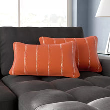 Load image into Gallery viewer, 12&quot; x 18&quot; Orange Townsend Outdoor Pillow Cover &amp; Insert (Set of 2)

