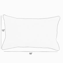 Load image into Gallery viewer, 12&quot; x 18&quot; Orange Townsend Outdoor Pillow Cover &amp; Insert (Set of 2)
