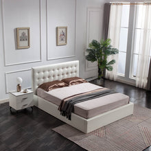 Load image into Gallery viewer, Queen White Toxey Tufted Upholstered Low Profile HEADBOARD ONLY 3397AH
