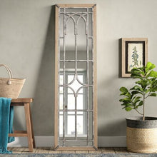 Load image into Gallery viewer, Traditional Rectangular Mirrored Wall Decor Rustic Wood Frame 365CDR
