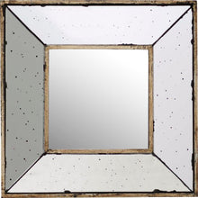 Load image into Gallery viewer, Traditional Square Glass Wall Mirror -  Set of Two #9039
