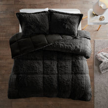Load image into Gallery viewer, Trahan Faux Fur Comforter Set king/cal king

