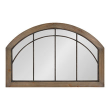 Load image into Gallery viewer, Treadwell Traditional Beveled Distressed Accent Mirror Rustic Brown #1543HW

