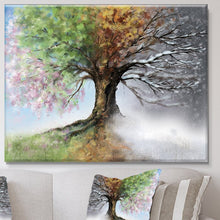 Load image into Gallery viewer, Tree with Four Seasons - Graphic Art Print #1252HW
