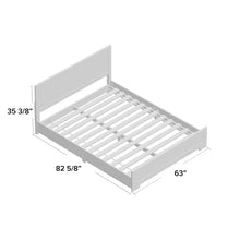 Load image into Gallery viewer, Queen Oak Trent Solid Wood Low Profile Platform Bed
