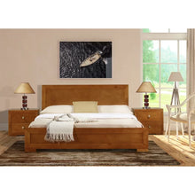 Load image into Gallery viewer, Queen Oak Trent Solid Wood Low Profile Platform Bed
