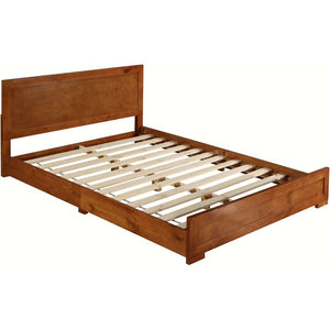 Twin Oak Trent Solid Wood Low Profile Platform Bed