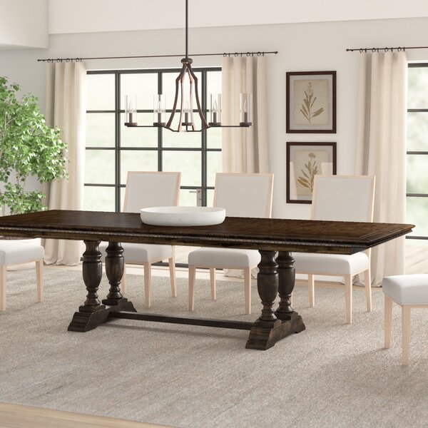 Treviso Extendable Trestle Dining Table