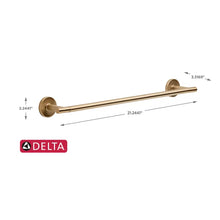 Load image into Gallery viewer, Brilliance Champagne Bronze Trinsic Delta 18&quot; Wall Mounted Towel Bar
