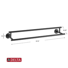Load image into Gallery viewer, Trinsic Double 24&quot; Wall Mounted Towel Bar
