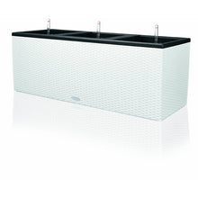 Load image into Gallery viewer, 17&quot; H x 51&quot; W x 17&quot; D White Trio Self-Watering Plastic Pot Planter 5343RR
