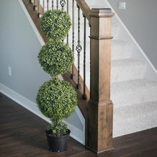 Load image into Gallery viewer, Triple Ball Boxwood Topiary in Pot #2181HW
