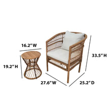 Load image into Gallery viewer, Tristan 2 - Person Seating Group with Cushions
