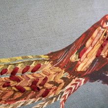 Load image into Gallery viewer, Trombetta Pretty Pheasant Lumbar Pillow #CR1083
