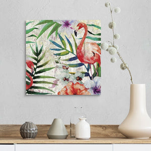 16" H x 16" W x 1.25" D Tropical Life II by Kimberly Allen - Painting on Canvas 1463AH