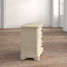 Load image into Gallery viewer, Troutt 29.75&#39;&#39; Tall 3 Drawer Solid Wood Bachelor&#39;s Chest in Mixture Between Taupe And Gray
