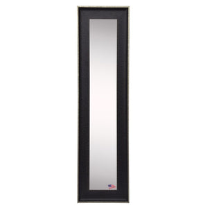 37.5" H x 9.5" W Black Truluck Farmhouse Accent Mirror 1056AH