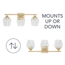 Load image into Gallery viewer, Trumer 3 - Light Dimmable Vanity Light
