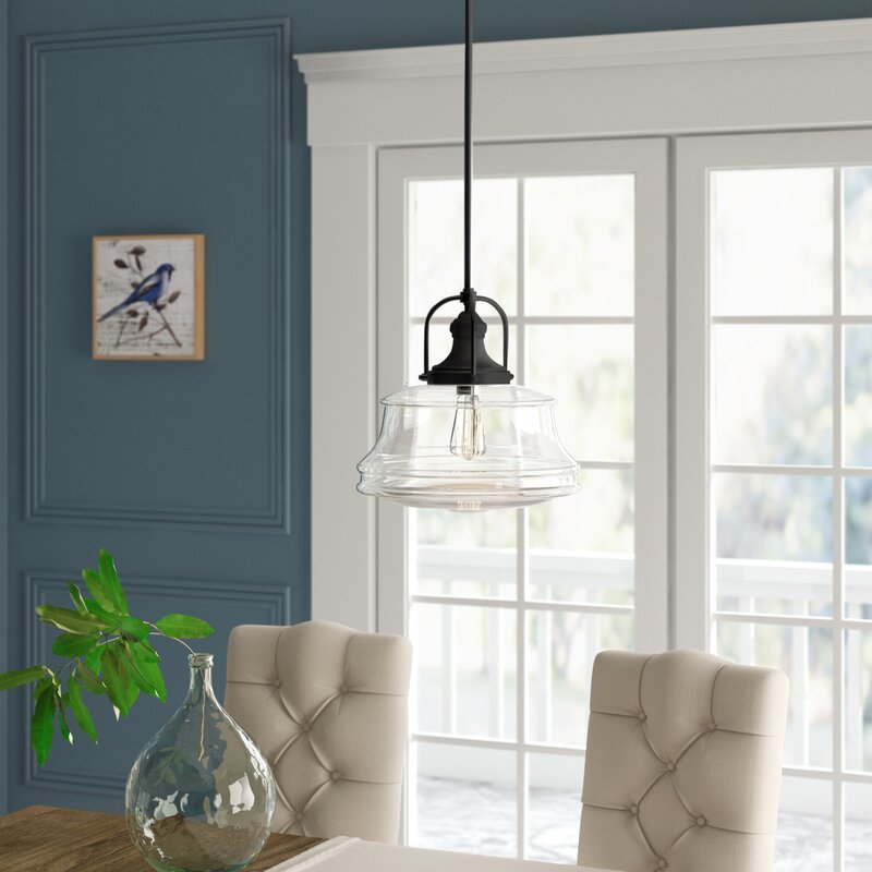 Truro 1 - Light Single Schoolhouse Pendant 4497RR
