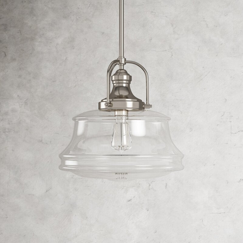 Truro 1 - Light Single Schoolhouse Pendant MRM3573