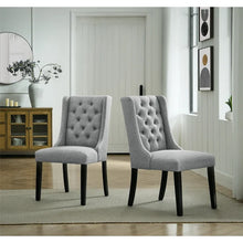 Load image into Gallery viewer, Tufted Parsons Chair (Set of 2)
