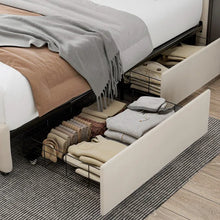 Load image into Gallery viewer, Tufted Upholstered Storage Platform Bed with Adjustable Headboard queen
