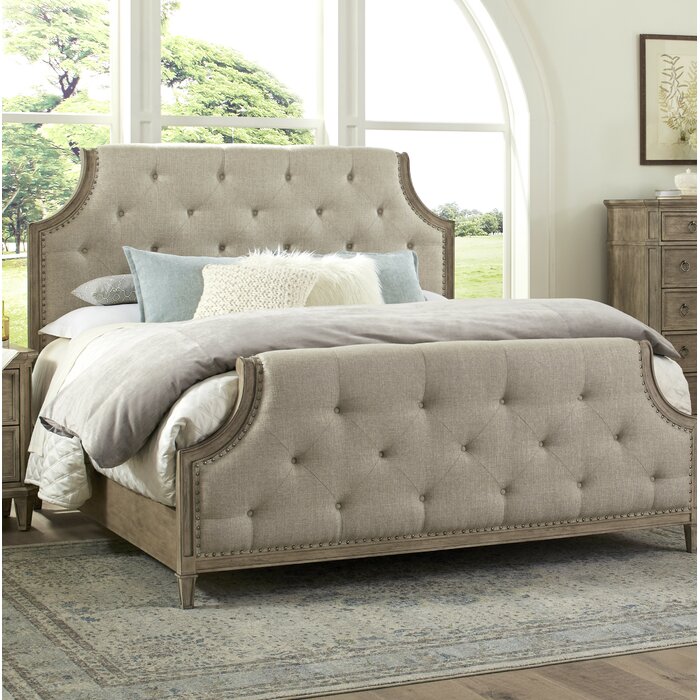 TUSCANY QUEEN UPHOLSTERED PANEL BED HEADBOARD ONLY #1460HW