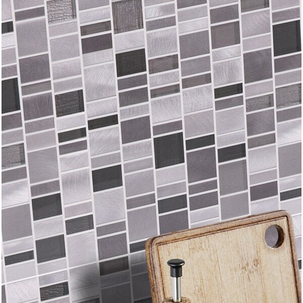 Twilight Random Mosaic Tiles Gray 3292RR