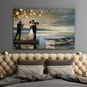 24" H x 36" W x 1.5" D Twilight Romance by Steve Henderson - Print on Canvas