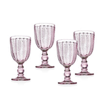 Load image into Gallery viewer, Twill 6 oz. Lead Crystal Goblet (Set of 4) GL169
