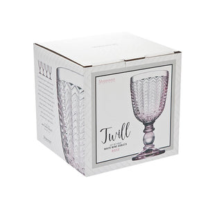 Twill 6 oz. Lead Crystal Goblet (Set of 4) GL169