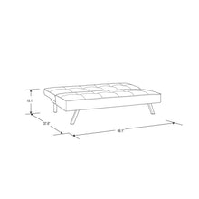 Load image into Gallery viewer, Twin 66.1&#39;&#39; Wide Tufted Back Convertible Sofa 2185AH
