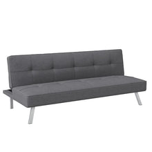 Load image into Gallery viewer, Twin 66.1&#39;&#39; Wide Tufted Back Convertible Sofa
