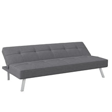 Load image into Gallery viewer, Twin 66.1&#39;&#39; Wide Tufted Back Convertible Sofa
