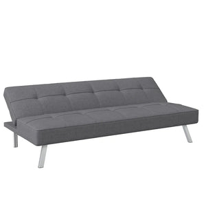 Twin 66.1'' Wide Tufted Back Convertible Sofa
