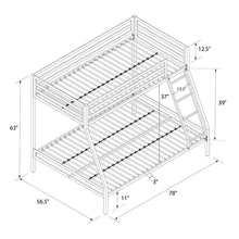 Load image into Gallery viewer, Twin Over Full Standard Bunk Bed by Viv + Rae™
