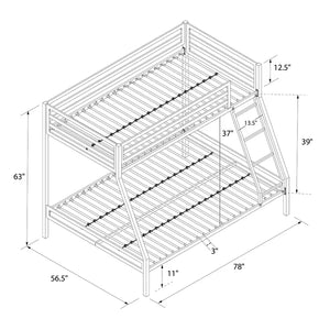 Twin Over Full Standard Bunk Bed by Viv + Rae™