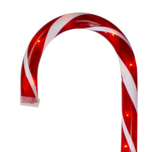Load image into Gallery viewer, Twinkling Candy Cane Christmas Pathway Marker Lighting Display (Set of 6)
