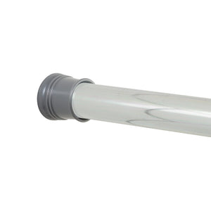 40" Adjustable Straight Tension Shower Curtain Rod in Chrome #9391