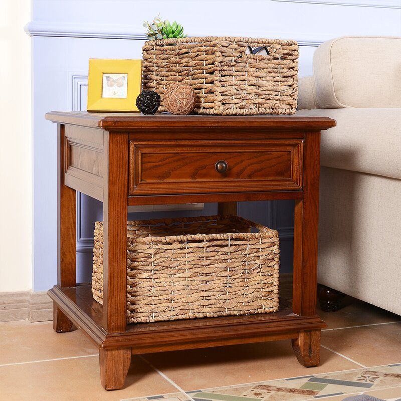 Twisted Rectangle 2 Piece Wicker Basket Set, set of 2