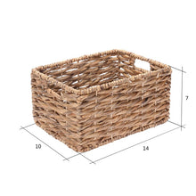 Load image into Gallery viewer, Twisted Rectangle 2 Piece Wicker Basket Set, set of 2
