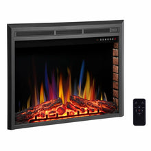 Load image into Gallery viewer, 27.01&quot; H x 38.98&quot; W x 8.98&quot; D Tybalt Electric Fireplace Insert
