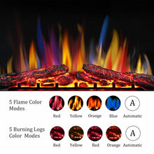 Load image into Gallery viewer, 27.01&quot; H x 38.98&quot; W x 8.98&quot; D Tybalt Electric Fireplace Insert

