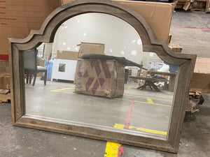 Progressive Furniture Meadow Dresser Mirror in Weathered Grey P632-50